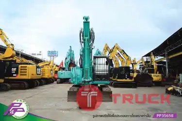 ขายแมคโคร 13 ตัน KOBELCO SK135SR-3F-YY07 มีไลน์หัวเจาะ มีใบมีดดัน มีกล้องมองหลัง มือสองสภาพดี นำเข้าจากญี่ปุ่น โดย P&P Pro