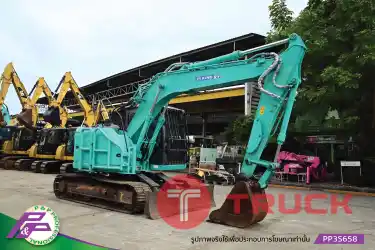 ขายแมคโคร 13 ตัน KOBELCO SK135SR-3F-YY07 มีไลน์หัวเจาะ มีใบมีดดัน มีกล้องมองหลัง มือสองสภาพดี นำเข้าจากญี่ปุ่น โดย P&P Pro