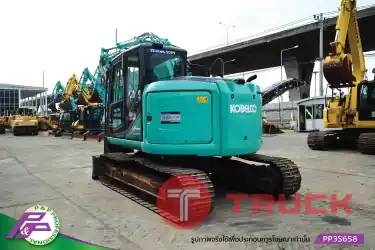 ขายแมคโคร 13 ตัน KOBELCO SK135SR-3F-YY07 มีไลน์หัวเจาะ มีใบมีดดัน มีกล้องมองหลัง มือสองสภาพดี นำเข้าจากญี่ปุ่น โดย P&P Pro