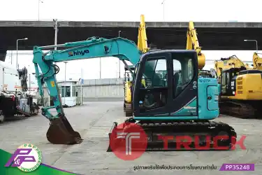 ขายแมคโครย่อม KOBELCO SK75SR-3-YT07 แทรคเหล็กพร้อมเกี๊ยะยาง มีไลน์หัวเจาะ มีใบมีดดัน มีอาร์มเครน ชั่วโมงน้อย มือสองสภาพดี นำเข้าจากญี่ปุ่น โดย P&P Pro