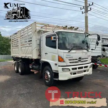 10 ล้อดั้มพ์ Hino 344 แรง ปี 58