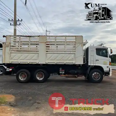 10 ล้อดั้มพ์ Hino 344 แรง ปี 58