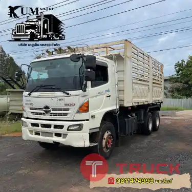 10 ล้อดั้มพ์ Hino 344 แรง ปี 58