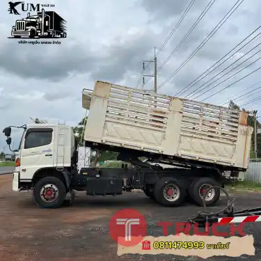 10 ล้อดั้มพ์ Hino 344 แรง ปี 58