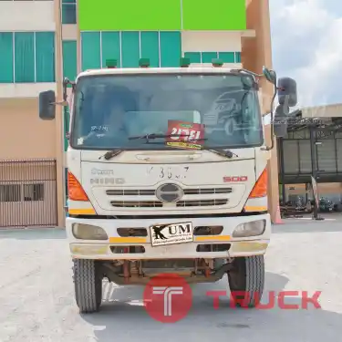 ราคารวมเก็บงานสวยให้ใหม่ สิบล้อโม่ปูน HINO FM1A 330 แรง ปี 2555 0741
