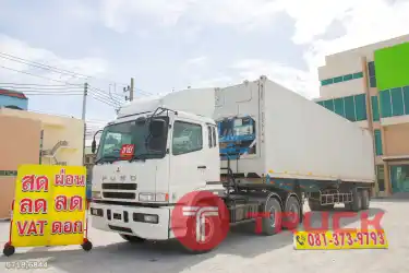 สิบล้อหัวลาก FUSO FV 380 แรง ปี 2555 หางก้าง สองเพลา อู่ PM ปี 2547 5718 6844 สิบล้อหัวลาก FUSO FV 380 แรง ปี 2555 หางก้าง สองเพลา อู่ PM ปี 2547 5718 6844