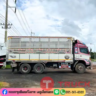 10 ล้อดั้มพ์เกษตรเต็มรูปแบบ HINO 380 แรง ปี 55