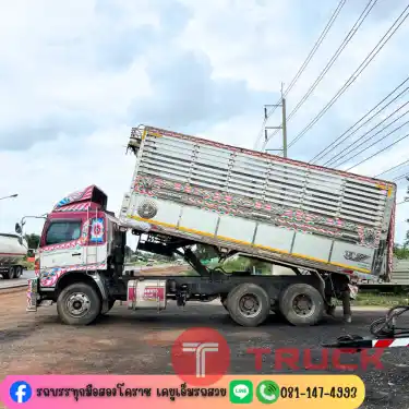 10 ล้อดั้มพ์เกษตรเต็มรูปแบบ HINO 380 แรง ปี 55