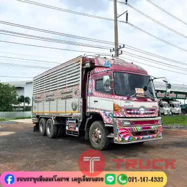 10 ล้อดั้มพ์เกษตรเต็มรูปแบบ HINO 380 แรง ปี 55
