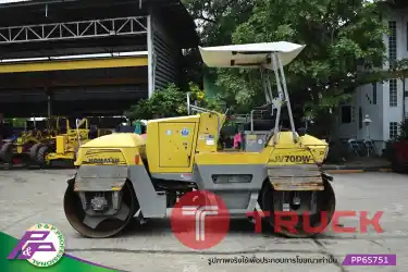 ขายรถบดหน้าเหล็ก-หลังเหล็ก ขนาด 6-7 ตัน KOMATSU JV70DW ความกว้าง Drum 1.45 เมตร มือสองสภาพดี นำเข้าจากญี่ปุ่น โดย P&P Pro