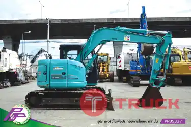 ขายแมคโคร KOBELCO SK75SR-3E มีใบมีดดัน มีไลน์หัวเจาะ มือสองสภาพดี นำเข้าจากญี่ปุ่น โดย P&P Pro
