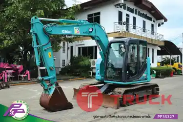 ขายแมคโคร KOBELCO SK75SR-3E มีใบมีดดัน มีไลน์หัวเจาะ มือสองสภาพดี นำเข้าจากญี่ปุ่น โดย P&P Pro
