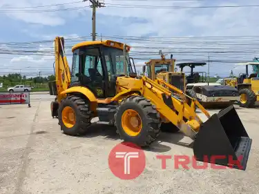 รถตักหน้าขุดหลัง JCB 215S รุ่นยอดนิยม สภาพสวย นำเข้าจากประเทศสหรัฐอเมริกา 2 เพลา รถนอกเเท้ ไม่เคยใช้งานในไทย