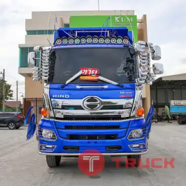 สิบล้อดั้มพ์ HINO FM2P 380 แรง ปี 2565 หางดั้มพ์ อู่ ส.สมบัติ ปี 2566 2354 5237