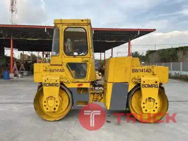 รถบดล้อเหล็ก BOMAG รุ่น BW141AD ขนาด 7ตัน รถเก่านอกนำเข้า ติดต่อ Line jiraroj2909
