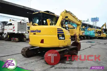 ขายรถขุด KOMATSU PC78US-10 มีไลน์หัวเจาะ มีกล้องมองหลัง มีอาร์มเครน ชั่วโมงน้อย มือสองสภาพดี นำเข้าจากญี่ปุ่น โดย P&P Pro