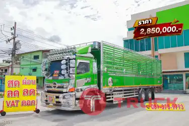 10ล้อคอก HINO FL8J 260 ปี 66 สภาพนางฟ้าในราคามือสอง 5115
