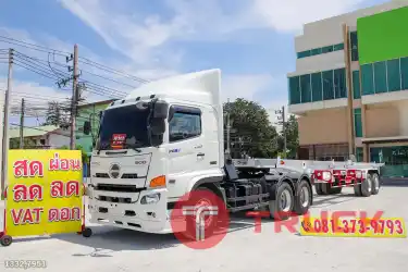 สิบล้อหัวลาก HINO FG8J 240 แรง ปี 2560 หางก้าง สองเพลา ช.โชคเจริญ ปี 2561 1332 7951 สิบล้อหัวลาก HINO FG8J 240 แรง ปี 2560 หางก้าง สองเพลา ช.โชคเจริญ ปี 2561 1332 7951