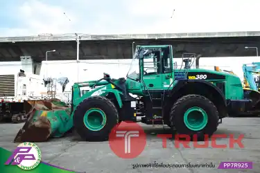 ขายรถตักใหญ่ KOMATSU WA380-7 เทียบเท่า 950K ห้องเก๋ง มีฟังก์ชันลดความสั่นสะเทือนขณะขับขี่ Ride control มีกล้องมองหลัง มือสองสภาพดี นำเข้าจากญี่ปุ่น โดย P&P Pro