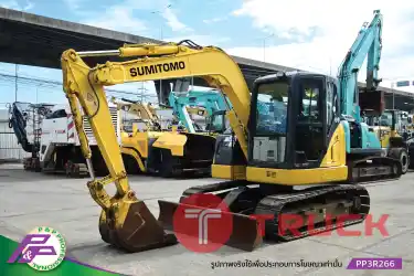 ขายรถขุด SUMITOMO SH75X-6A แทรคเหล็กพร้อมเกี๊ยะยาง มีใบมีดดัน มีอาร์มเครน มีกล้องรอบคัน ชั่วโมงน้อย มือสองสภาพดี นำเข้าจากญี่ปุ่น โดย P&P Pro