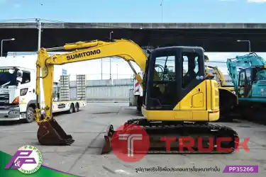 ขายรถขุด SUMITOMO SH75X-6A แทรคเหล็กพร้อมเกี๊ยะยาง มีใบมีดดัน มีอาร์มเครน มีกล้องรอบคัน ชั่วโมงน้อย มือสองสภาพดี นำเข้าจากญี่ปุ่น โดย P&P Pro