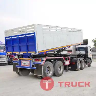 สิบล้อหัวลาก FUSO FV 380 แรง ปี 2558 หางเซมิดั้มพ์ สองเพลา อู่ BPT ปี 2558 5649 5865