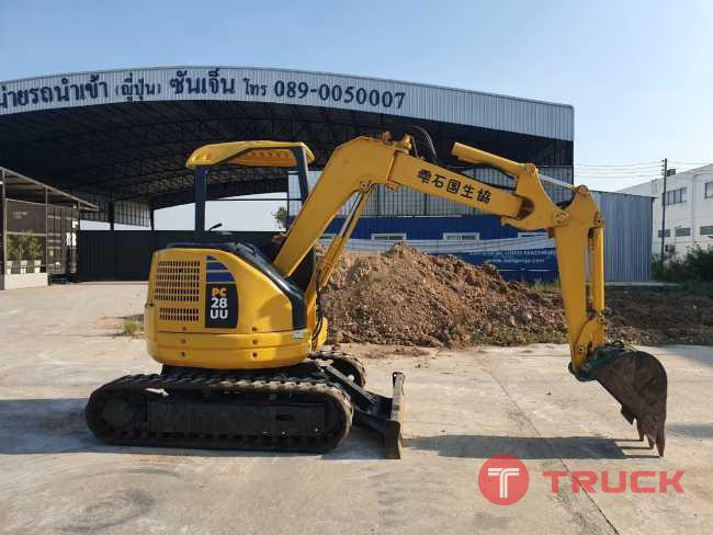 Komatsu Pc28UU-2 จากญี่ปุ่น โทร 086-0044333 065-8844400 089-0080077 089-0050007 www.nmc99.com