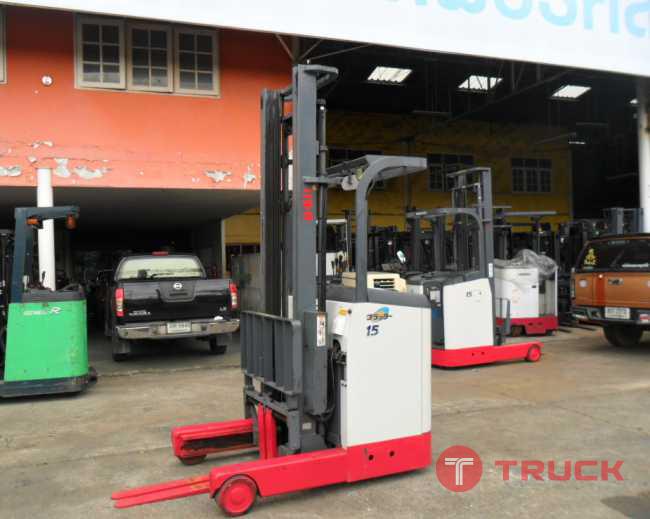 ขาย รถยก (ฟอร์คลิฟท์) นิชิยู รุ่น FBRM15-75-450 รถยกไฟฟ้ายืนขับ ขนาด 1.5 ตัน เสาสูง 4.5 เมตร แบตเตอรี่ดี สภาพสวยมาก รถนำเข้าจากญี่ปุ่น