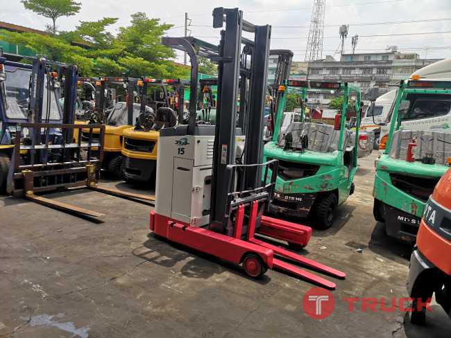 รถยกไฟฟ้ายืขับ นิชิยู น้ำหนักยก 1.5 ตัน เสาสูง 4 เมตร รถนอกนำเข้า ปรับสภาพเรียบร้อย