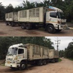 แพ็คคู่พ่วงไม่ดัมพ์HINO MEGA320ปี48 FM 2Pและ1Jเครื่องP11C ลูก2คาน สภาพวิ่งงานประจำ แชชซีสวยทะเบียนครบ