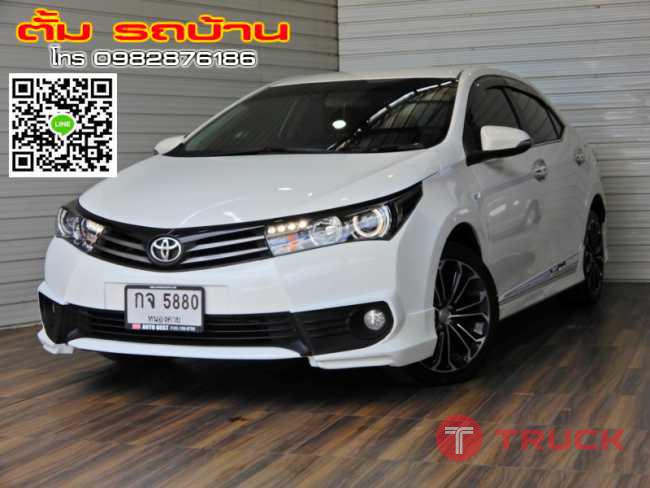 TOYOTA ALTIS 1.8S ESPORT AT ปี2016 สีขาว