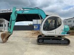 KOBELCO SK60-2 บูมพิเศษ รถแบคโฮ จากญี่ปุ่น โทร 089-0080077 089-0050007 086-0044333 065-8844400 www.sangenjp.com www.nmc99.com