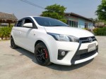 ขายรถ โตโยต้า ยารีสTOYOTA YARIS ECO สีขาว เกียร์ออโต้