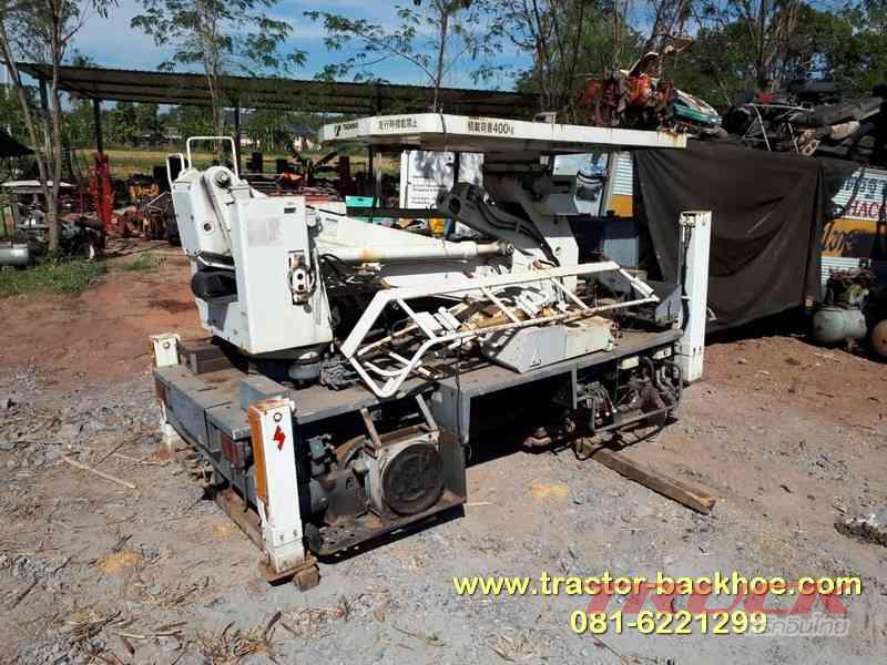 ขาย ลิฟท์กระเช้า แมนลิฟต์ tadano at115s-1 สำหรับติดรถบรรทุก 6 ล้อ แขนบูมยื่น 11 เมตร 2 ระบบ สามารถวิ่งบนรางรถไฟ