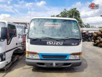 หัวเก๋ง ISUZU NPR การ์ตูน สีขาวฟ้า บริษัทเชียงกงสระบุรี จำกัด รหัส. CB-1054
