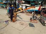 ขาย เครนสลิง แบตเตอรี่ไฟฟ้า 12 V ยกได้ 450 kg 2 ปลอก ยาว 2.2 ม หมุน360 องศา แมนนวล มีสายรีโมทคอนโทรล