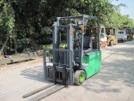 ขาย รถยก (โฟล์คลิฟท์) นิชิยู รุ่น FBT18PN-65B-450SF รถยกไฟฟ้านั่งขับ ขนาด 1.8 ตัน เสาสูง 4.5 เมตร สภาพดี รถนำเข้าจากญี่ปุ่น ชั่วโมงการใช้งานน้อย