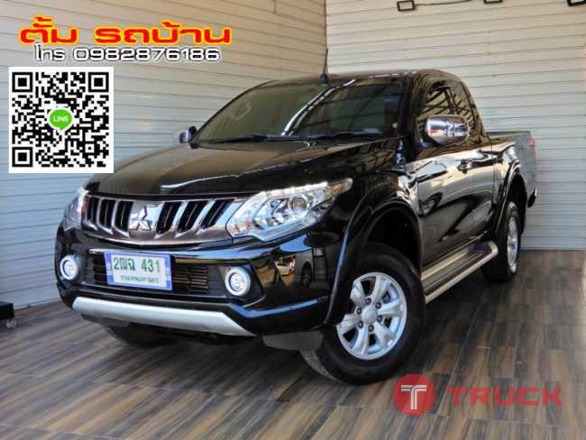 MITSUBISHI TRITON PLUS MEGACAB 2.4GLS MT ปี2017 สีดำ