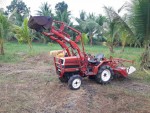 โชว์การพรวนดินให้ชมครับรถไถนา พร้อมชุดบุ้งกี๋ตัก YANMAR F14 ขับเคลื่อน 4WD เก่าญี่ปุ่น กดชมตามลิงก์ครับ