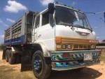 ขายรถเทรลเลอร์2เพลา ขึ้นรถแบคโค200ได้สบาย FUSO 195แรง เพาเวอร์ เบรกจิฟฟี่ เกียร์10สปีด ภายในสวย