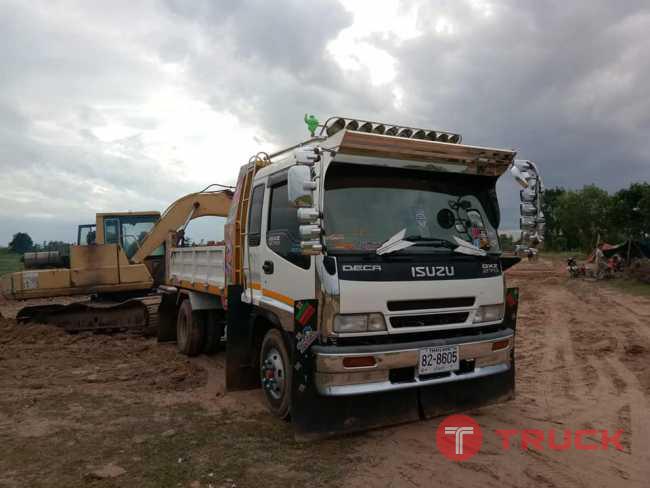 ขาย 6 ล้อดั้ม ISUZU 195 เเรง สภาพนางฟ้า