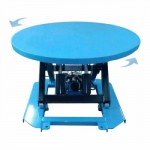 ลิฟท์ยกของ โต๊ะยกไฮดรอลิค รับน้ำหนัก 1ตัน ELECTIC ROUND LIFT TABLE