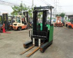 ขาย รถยก (ฟอร์คลิฟท์) โตโยต้า รุ่น 7FBR15 รถยกไฟฟ้ายืนขับ ขนาด 1.5 ตัน เสาสูง 4.3 เมตร แบตเตอรี่ดี สภาพสวยมาก รถนำเข้าจากญี่ปุ่น