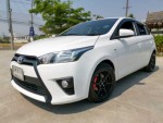 ขายรถ โตโยต้า ยารีสTOYOTA YARIS ECO สีขาว เกียร์ออโต้
