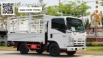 ISUZU NLR 130 ติดตั้งกระบะเหล็กพื้นเหล็กคอกสูงเสมอหัว