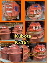 ตัวเดิน kubota kx161 เก่านอกสวยๆ ขายอะไหล่แบคโฮ