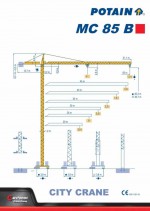 ขาย Tower Crane Potain MC85B สภาพดีพร้อมใช้งาน