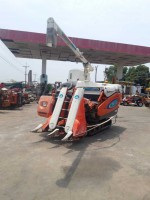 รถเกี่ยวข้าวkubota มือ2ญี่ปุ่น เครื่องดีเซล 2สูบ 10.5hp. แรงดี เครื่องดี เกี่ยว2แถว ตู้นวดอุ้ม ท่อลำเลียง รุ่นใหม่ SRJ3 สภาพสวย ชั่วโมงน้อย