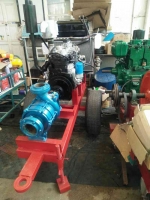 เครื่องสูบนํ้าประกอบใหม่พร้อมใช้งาน เครื่องยนต์ NISSAN Di 2500- 90 แรงม้า-หอยโข่ง 3 ใบพัด ส่งไกล 3 กิโลเมตร อุปกรณ์ครบ พร้อมใช้งาน รายละเิียดโทร 084-6140849/086-3390808