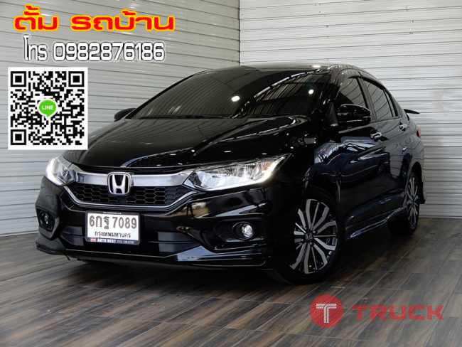 HONDA CITY Minorchange 1.5 SV i-VTEC AT ปี2017 สีดำ